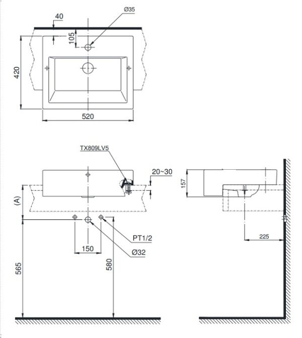 ban ve bon rua mat lavabo toto lt647crxw