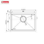 ban ve chau rua bat inox konox kn5444su
