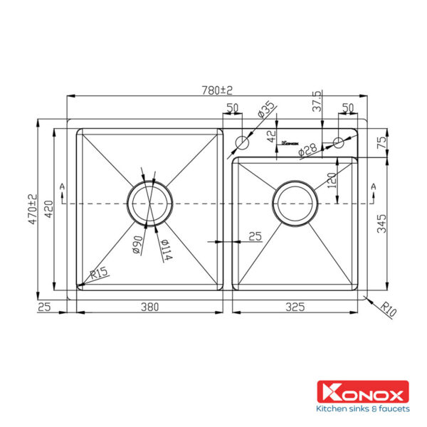 ban ve chau rua bat inox konox kn7847do