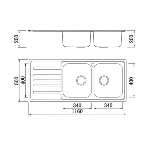 ban ve chau rua bat inox konox ks11650 1d ban trai
