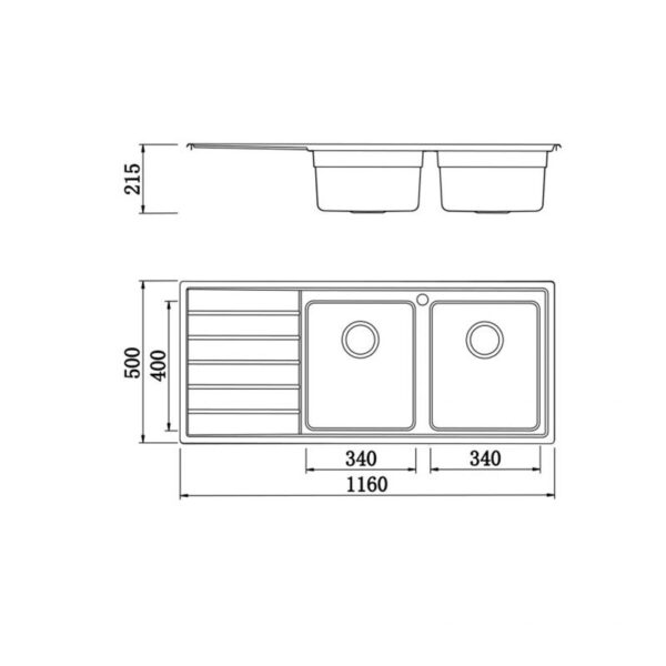 ban ve chau rua bat inox konox ks11650 2b ban trai