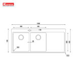 ban ve chau rua bat inox konox miro 1160