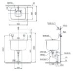 ban ve chau su toto sk322 sk322fw