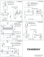ban ve ki thuat bo phu kien phong tam toto ys408n5v 5 mon