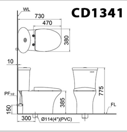 ban ve ki thuat bon cau 2 khoi caesar cd1341 nap em m232