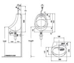 ban ve ki thuat bon tieu nam american standard vf 0414 eco treo tuong