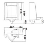 ban ve ki thuat bon tieu nam american standard wp 6591 insbrook treo tuong
