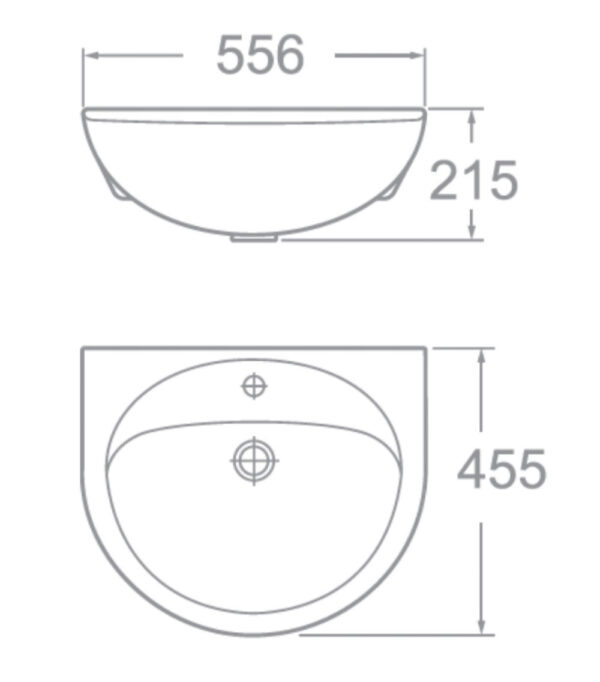 ban ve ki thuat chau rua mat lavabo american standard 0518 wt paramount dat ban