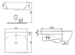 ban ve ki thuat chau rua mat lavabo american standard wp f301 milano ban am