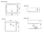 ban ve ki thuat chau rua mat lavabo american standard wp f611 dong square dat ban