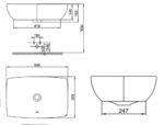 ban ve ki thuat chau rua mat lavabo american standard wp f650 dong milano dat ban