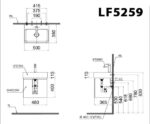 ban ve ki thuat chau rua mat lavabo caesar lf5259 dat ban