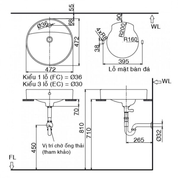 ban ve ki thuat chau rua mat lavabo inax al 294v dat ban