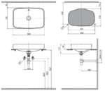ban ve ki thuat chau rua mat lavabo inax al 299v dat ban