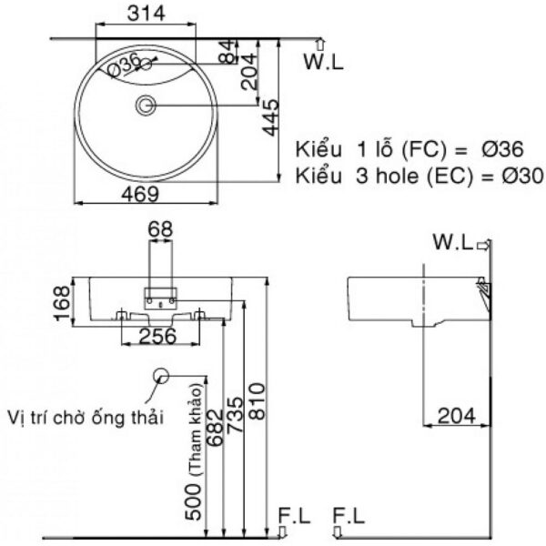 ban ve ki thuat chau rua mat lavabo inax l 292v dat ban