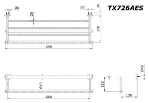 ban ve ki thuat gia khan 2 tang toto tx726aes