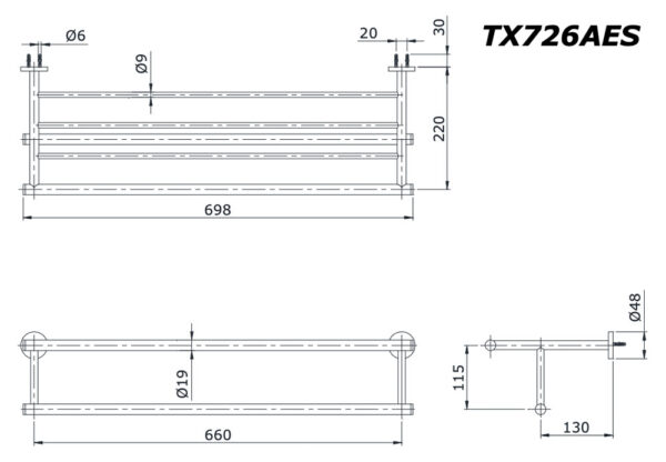 ban ve ki thuat gia khan 2 tang toto tx726aes