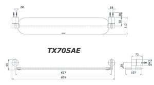 ban ve ki thuat ke guong toto tx705ae
