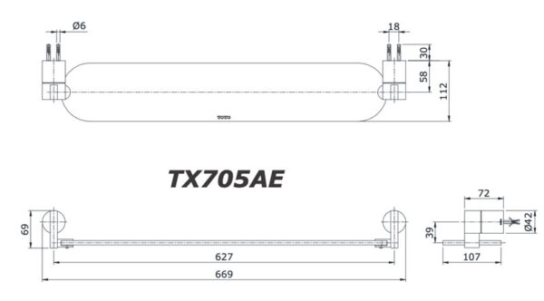 ban ve ki thuat ke guong toto tx705ae