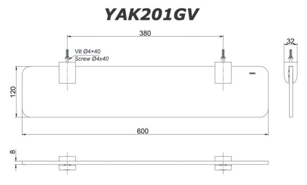 ban ve ki thuat ke guong toto yak201gv