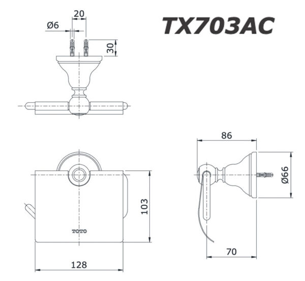 ban ve ki thuat lo giay toto tx703ac