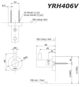 ban ve ki thuat moc ao toto yrh406v