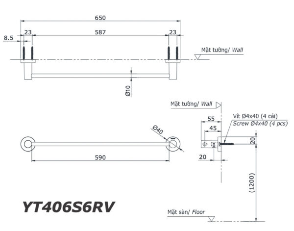 ban ve ki thuat thanh vat khan toto yt406s6rv