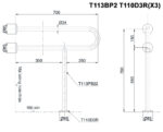 ban ve ki thuat thanh vin toto t113bp2 t110d3rx3