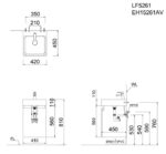 ban ve ki thuat tu chau lavabo caesar lf5261 eh15261av