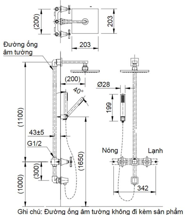 ban ve ki thuat voi sen am tuong inax bfv 81sehw nong lanh