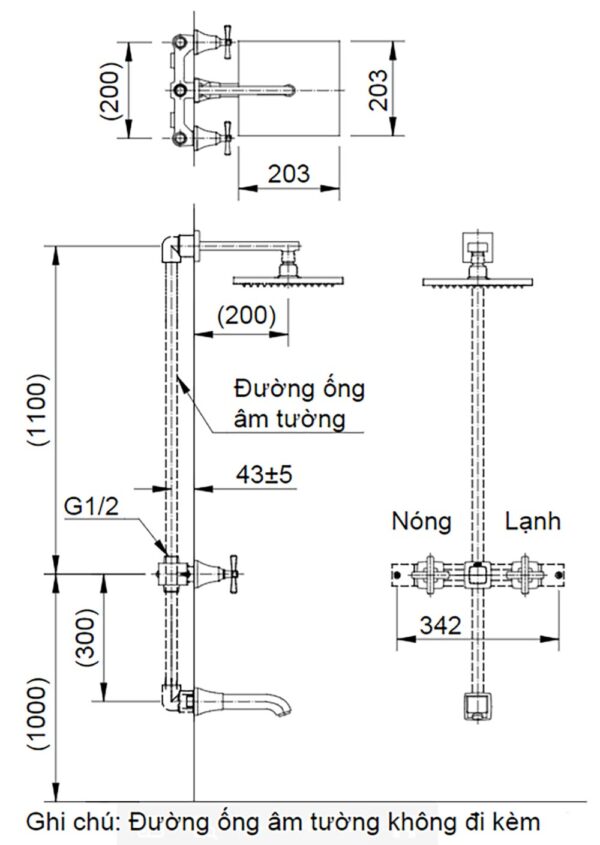 ban ve ki thuat voi sen am tuong inax bfv 81sew nong lanh