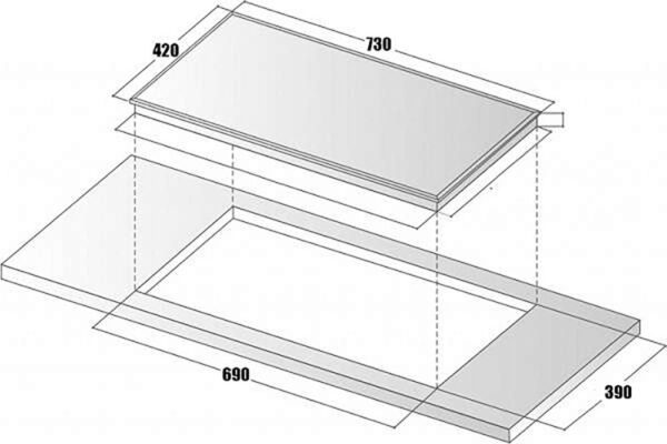 ban ve kich thuoc bep tu ket hop hong ngoai doi sevilla sv m21s