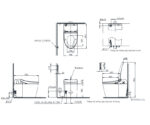 ban ve ky thuat ban cau dien tu toto neorest dh cs988pvt tcf9575zquot