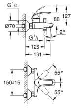 ban ve ky thuat bo tron sen bon tam eurosmart grohe 33300002