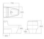 ban ve ky thuat bon cau 1 khoi american standard 2030 wt dong ids clear