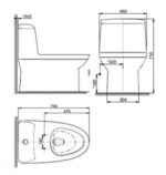 ban ve ky thuat bon cau 1 khoi american standard wp 1830 dong milano nap em 510x538