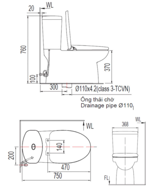 ban ve ky thuat bon cau 2 khoi american standard vf 2719 nap em