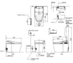 ban ve ky thuat bon cau cam ung toto cs989vt nap tcf9768wz