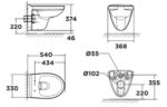 ban ve ky thuat bon cau treo tuong american standard wp 2207 compact codie