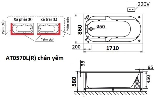 ban ve ky thuat bon tam dai caesar at0570lr 17m