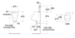 ban ve ky thuat bon tieu nam american standard wall vf 0412