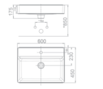 ban ve ky thuat chau lavabo dat nua ban american stadard wp f420