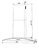 ban ve ky thuat may hut mui arber ab9000f 90cm kinh cong