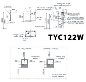 ban ve ky thuat may say tay toto tyc122w