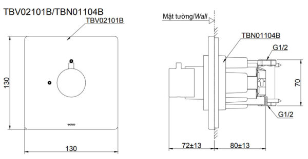 ban ve ky thuat van dung toto tbv02101b tbn01104b sen am tuong