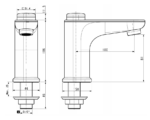 ban ve ky thuat voi chau lavabo american standard easyflo wf t823b lanh