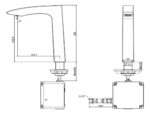 ban ve ky thuat voi chau lavabo american standard wf 8507 ac cam ung co cao lanh