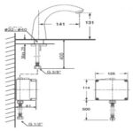 ban ve ky thuat voi chau lavabo american standard wf 8805 selectronic dc cam ung lanh pin