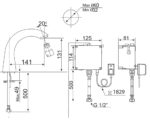 ban ve ky thuat voi chau lavabo american standard wf 8805 wf 8815 selectronic ac dc cam ung lanh