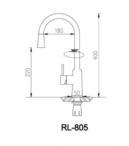 ban ve ky thuat voi chau rua bat roslerer rl 805